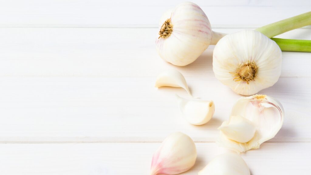 Garlic can cause bad breath.