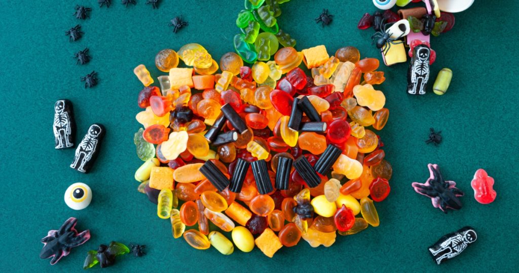 Halloween candy and dental health